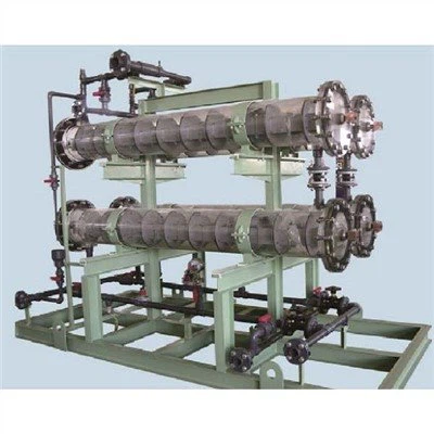 Sistem tubular transparent de electro-clorinare